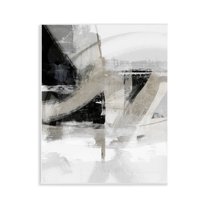 Stupell Industries Neutral Urban Complex Abstract Painting Unframed Art Print Wall Art, 11 x 14