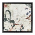 thumbnail image 1 of Stupell Industries Neutral Washi Abstract Black Framed Floater Canvas Wall Art design by June Erica Vess, 18 x 18, 1 of 9