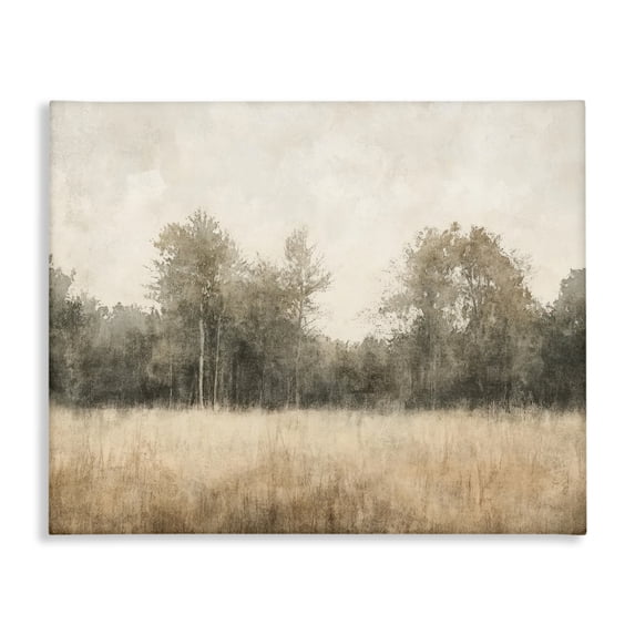 Stupell Industries Neutral Watercolor Woodland Canvas Wall Art design by Mona Grace, 30 x 40
