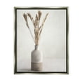 thumbnail image 1 of Stupell Industries Neutral Wheat Sprigs Botanical & Floral Painting Gray Floater Framed Canvas Art Print Wall Art, 25 x 31, 1 of 10