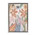thumbnail image 1 of Stupell Industries Neutral Whimsy Florals Plants & Flowers Painting Gray Floater Framed Canvas Art Print Wall Art, 21 x 31, 1 of 10