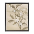 thumbnail image 1 of Stupell Industries Transitional Neutral White Daffodils Black Floating Frame Canvas Art, 17 x 21, by Grace Popp, 1 of 8