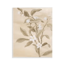 Stupell Industries Neutral White Daffodils Plants & Flowers Painting Unframed Art Print Wall Art, 11 x 14