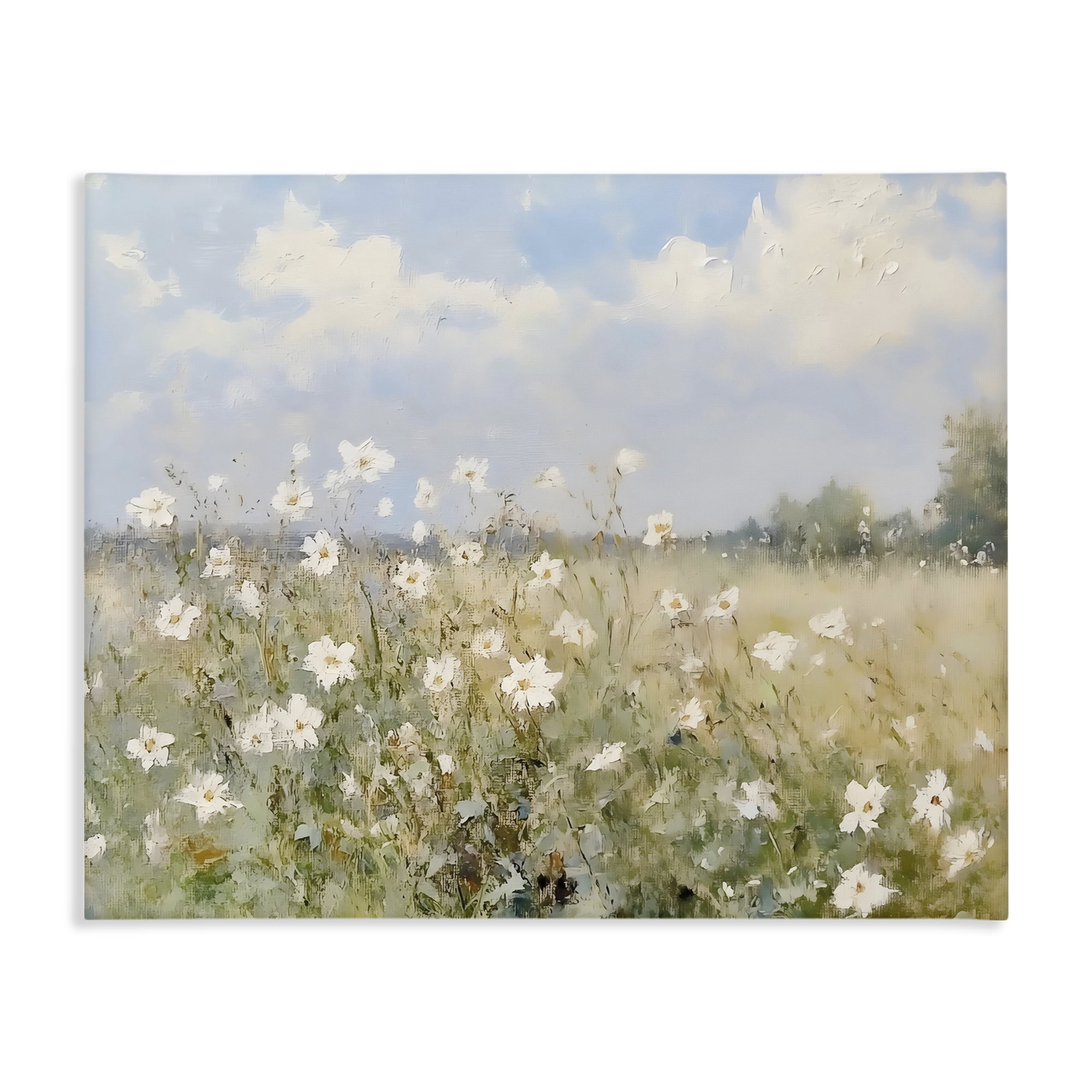 Stupell Industries Neutral Wildflower Field in Bloom Canvas Wall Art, design by LSR Design Studio