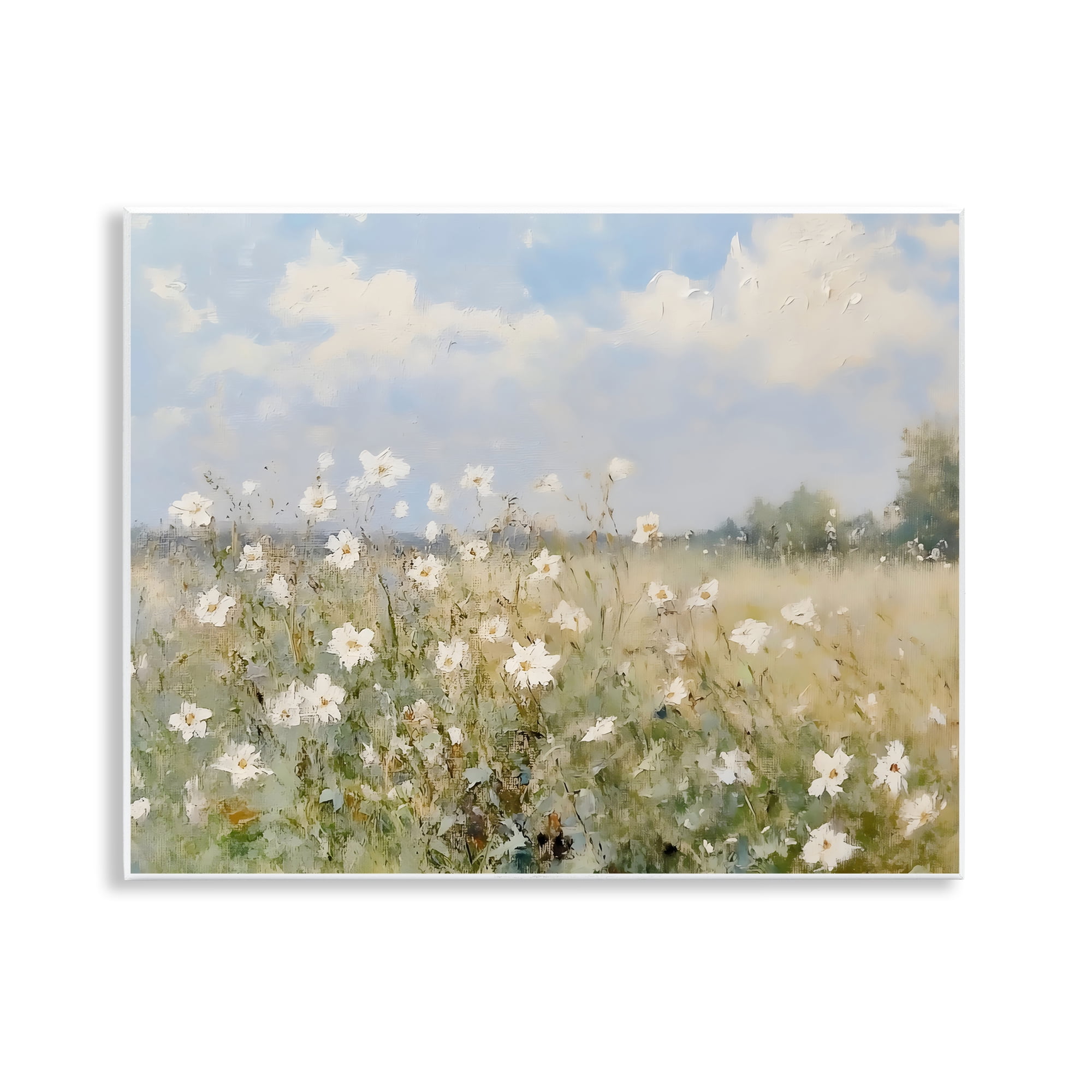 Stupell Industries Neutral Wildflower Field in Bloom Wall Plaque Art, design by LSR Design Studio