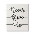thumbnail image 1 of Stupell Industries Never Give Up Phrase Abstract Line Typography, 16 x 20, Design by Sd Graphics Studio, 1 of 6