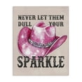 thumbnail image 1 of Stupell Industries Glam Never Let Them Dull Your Sparkle Canvas Art, 24 x 30, by Lettered and Lined, 1 of 8