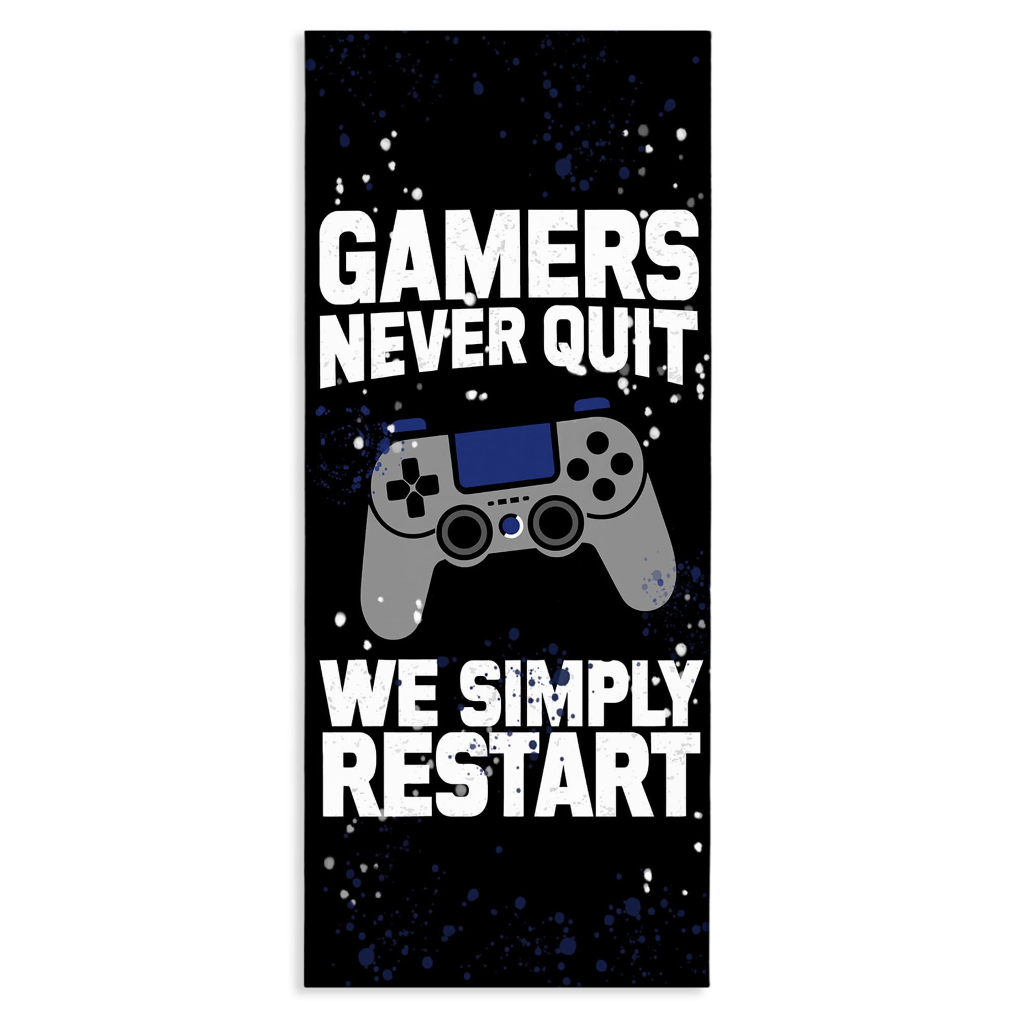 Stupell Industries Never Quit Simply Restart Canvas Wall Art, design by Kim Allen