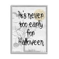 thumbnail image 1 of Stupell Industries Never Too Early Halloween Scene Graphic Art Gray Framed Art Print Wall Art, Design by Lil' Rue, 1 of 7