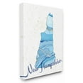 thumbnail image 1 of Stupell Industries New Hampshire Agate Blue US State Design Canvas Wall Art by Ziwei Li, 1 of 5