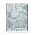 thumbnail image 1 of Stupell Industries New Orleans City Map Geometric Streets Transportation Louisiana, 24 x 30, Design by Daphne Polselli, 1 of 5