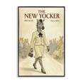 thumbnail image 1 of Stupell Industries Traditional New Yocker Zebra Model Black Framed Giclee Art, 12 x 18, by Grotto Studios, 1 of 8