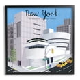 thumbnail image 1 of Stupell Industries New York Famous Museum Landmark Modern Architecture Traditional Painting Black Framed Art Print Wall Art, 24 x 24, Design by Carla Daly, 1 of 7