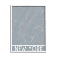 thumbnail image 1 of Stupell Industries New York Transportation Road Grid Geometric State Streets, 24 x 30, Design by Daphne Polselli, 1 of 5