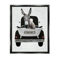 thumbnail image 1 of Stupell Industries Nice A** Donkey Phrase Animals & Insects Painting Black Floater Framed Art Print Wall Art, 17 x 21, 1 of 2