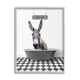 thumbnail image 1 of Stupell Industries Nice A** Funny Donkey Animals & Insects Painting Gray Framed Art Print Wall Art, 11 x 14, 1 of 9