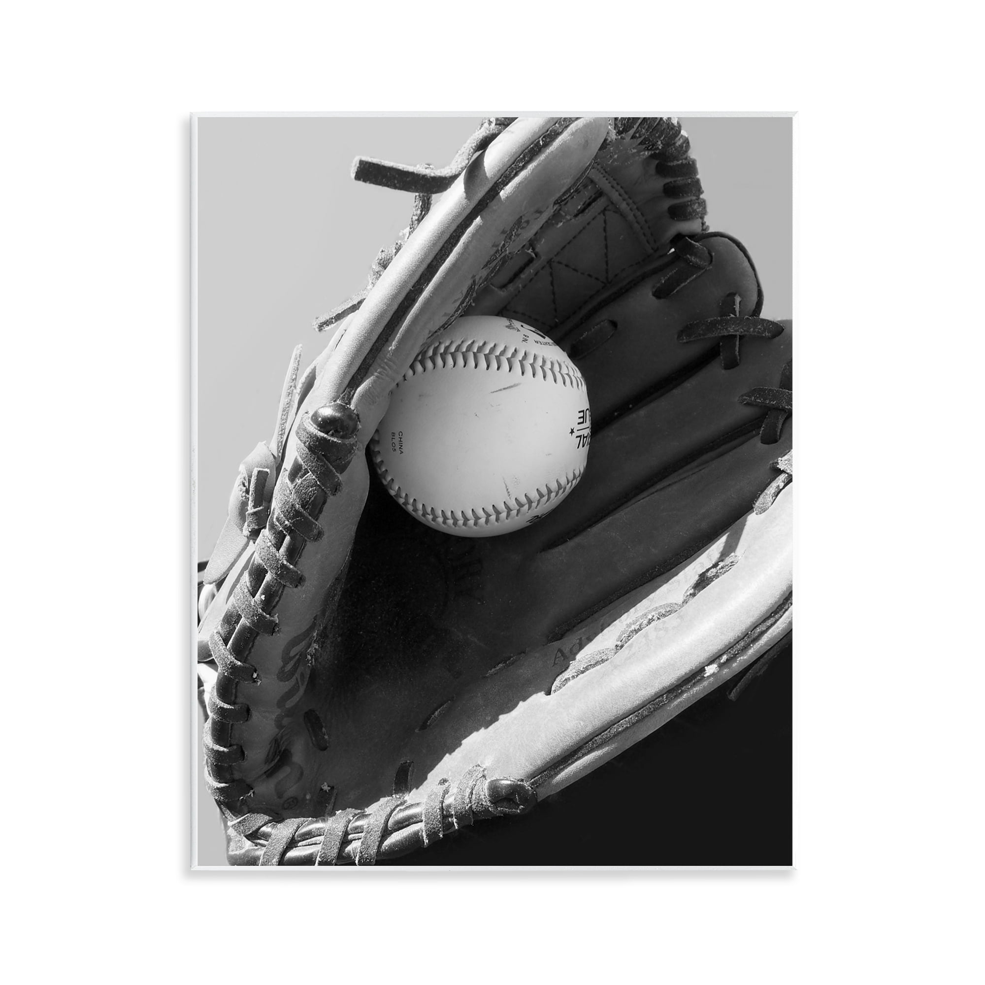 Stupell Industries Nice Catch Baseball Wall Plaque Art, design by Marcus Prime