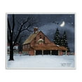 thumbnail image 1 of Stupell Industries Night Before Christmas Barn Landscape & Nature Painting White Framed Art Print Wall Art, 30 x 24, 1 of 2