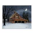 thumbnail image 1 of Stupell Industries Night Before Christmas Barn Landscape & Nature Painting Wrapped Canvas Art Print Wall Art, 20 x 16, 1 of 8
