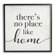 thumbnail image 1 of Stupell Industries No Place Like Home Phrase Rustic Farmhouse Pattern, 24 x 24, Design by Daphne Polselli, 1 of 7