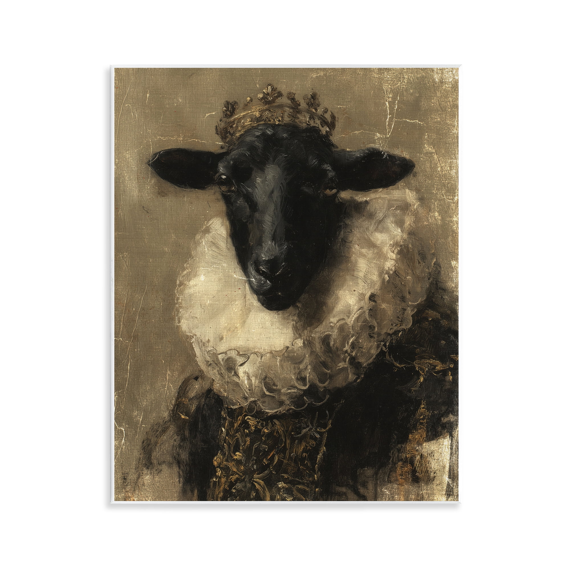 Stupell Industries Noble Ram Portrait Wall Plaque Art, design by Svetlana Aleynikova
