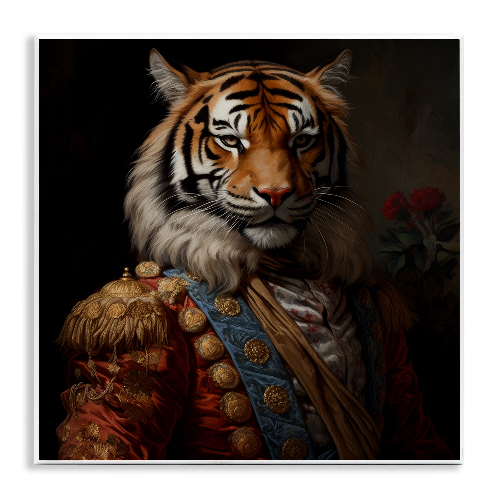 Stupell Industries Noble Tiger Transformation Wall Plaque Art, design by Lazar Studio