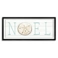 thumbnail image 1 of Stupell Industries Noel Holiday Sand Dollar Sign Graphic Art Black Framed Art Print Wall Art, Design by Elizabeth Tyndall, 1 of 7