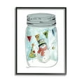 thumbnail image 1 of Stupell Industries Noel Phrase Snowman Christmas Tree in Country Jar, 11 x 14, Design by Livi Finn, 1 of 5