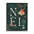 thumbnail image 1 of Stupell Industries Noel with Holiday Ornament Holiday Painting Black Framed Art Print Wall Art, 16 x 20, 1 of 9