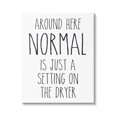 thumbnail image 1 of Stupell Industries Normal Dryer Setting Funny Laundry Dryer Lettering Graphic Art Gallery Wrapped Canvas Print Wall Art, Design by Lettered and Lined, 1 of 7