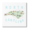 thumbnail image 1 of Stupell Industries North Carolina Tourist Diagram Travel & Places Painting Gallery Wrapped Canvas Print Wall Art, 1 of 5