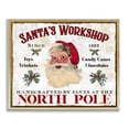 thumbnail image 1 of Stupell Industries Traditional North Pole Santa's Workshop Gold Floating Frame Canvas Art, 31 x 25, by Creatif Belle, 1 of 8