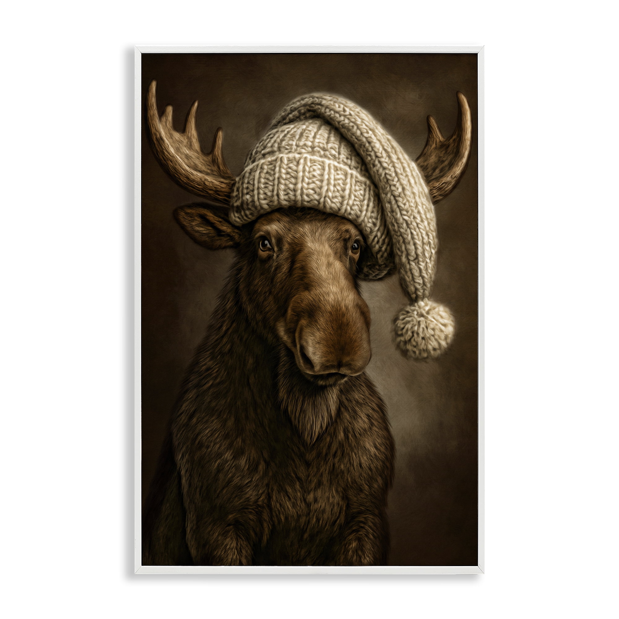 Stupell Industries Northwood Gentle Giant White Framed Giclee Art, design by Kelley Parker