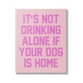 thumbnail image 1 of Stupell Industries Not Drinking Alone Humor Inspirational Painting Gallery Wrapped Canvas Art Print Wall Art, 36 x 48, 1 of 8