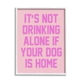 thumbnail image 1 of Stupell Industries Not Drinking Alone Humor Inspirational Painting White Framed Art Print Wall Art, 11 x 14, 1 of 9