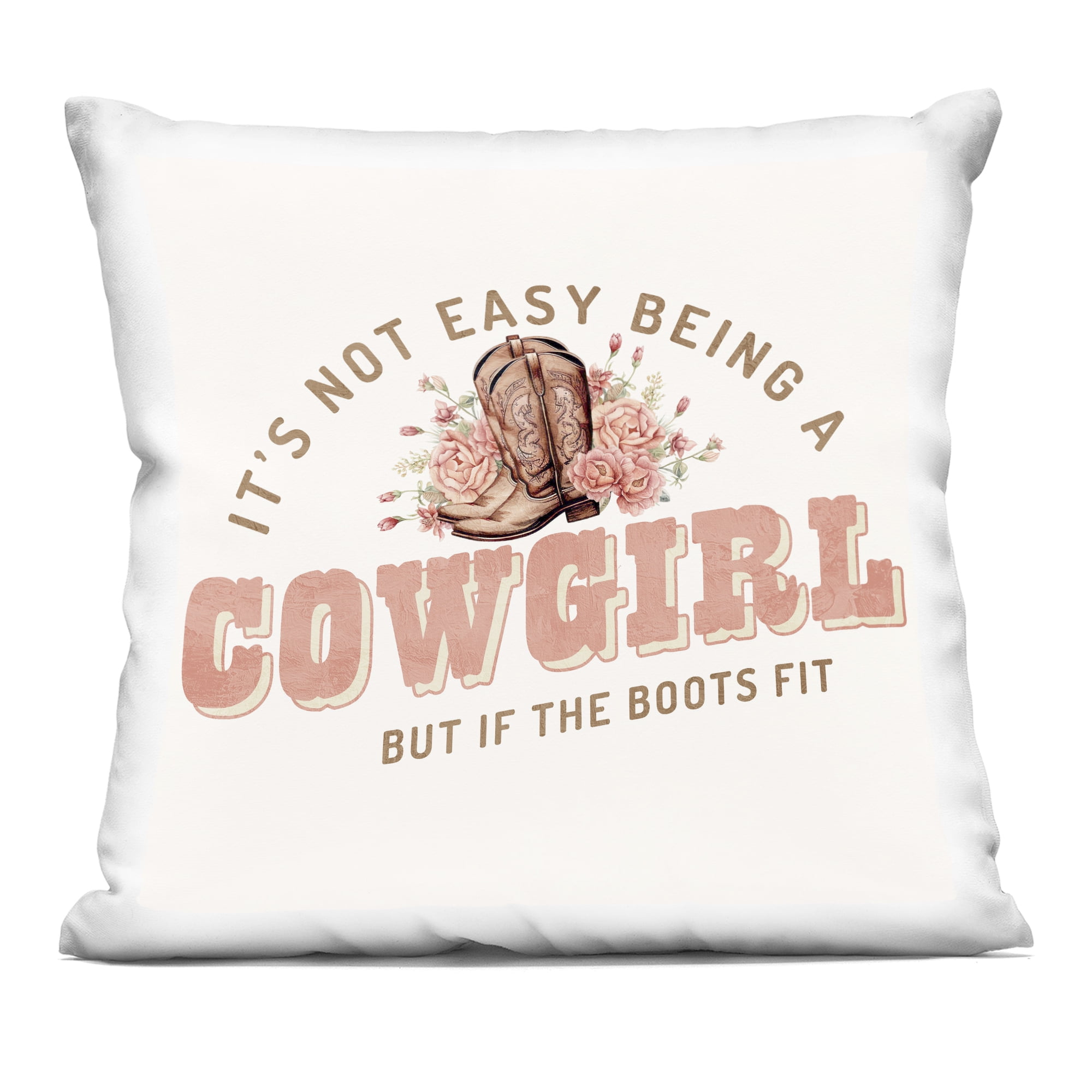 Stupell Industries Not Easy Being Cowgirl Decorative Printed Throw Pillow, design by Kim Allen