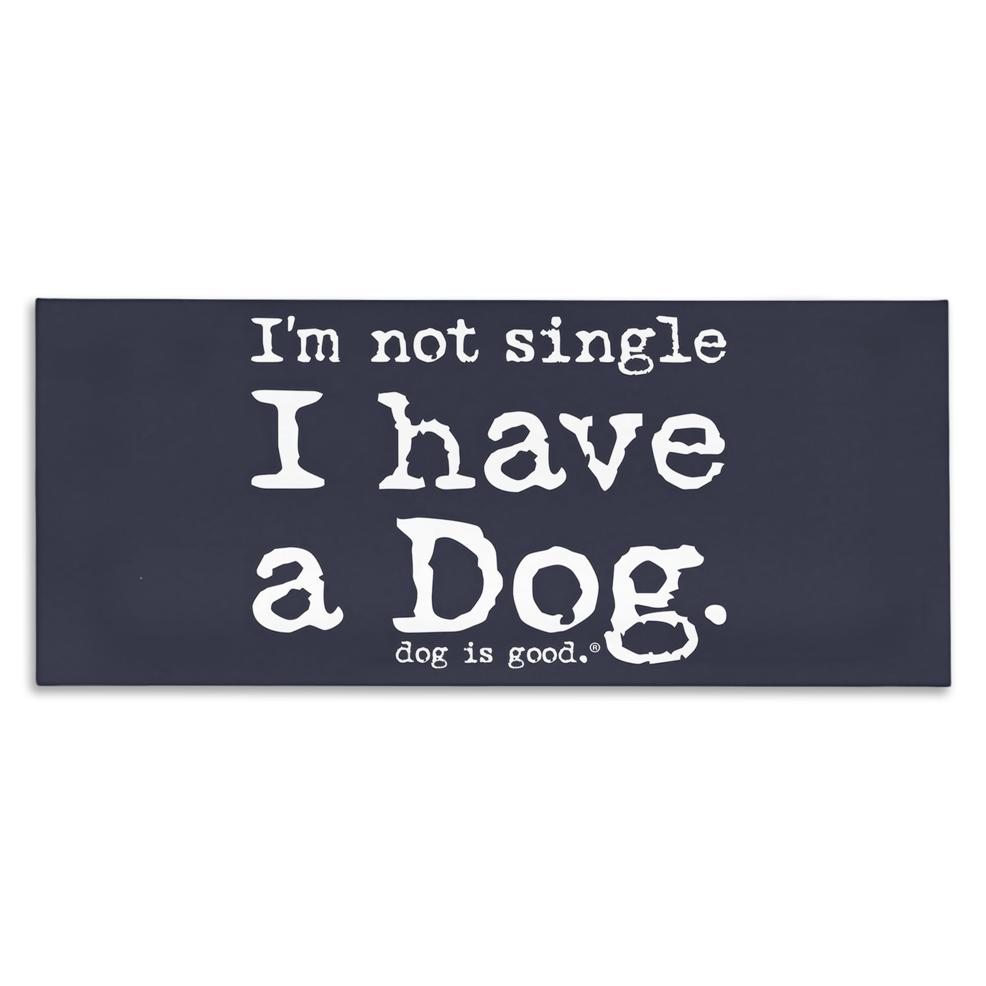 Stupell Industries Not Single Have a Dog Animals Painting Wrapped Canvas Art Print Wall Art, 48 x 20