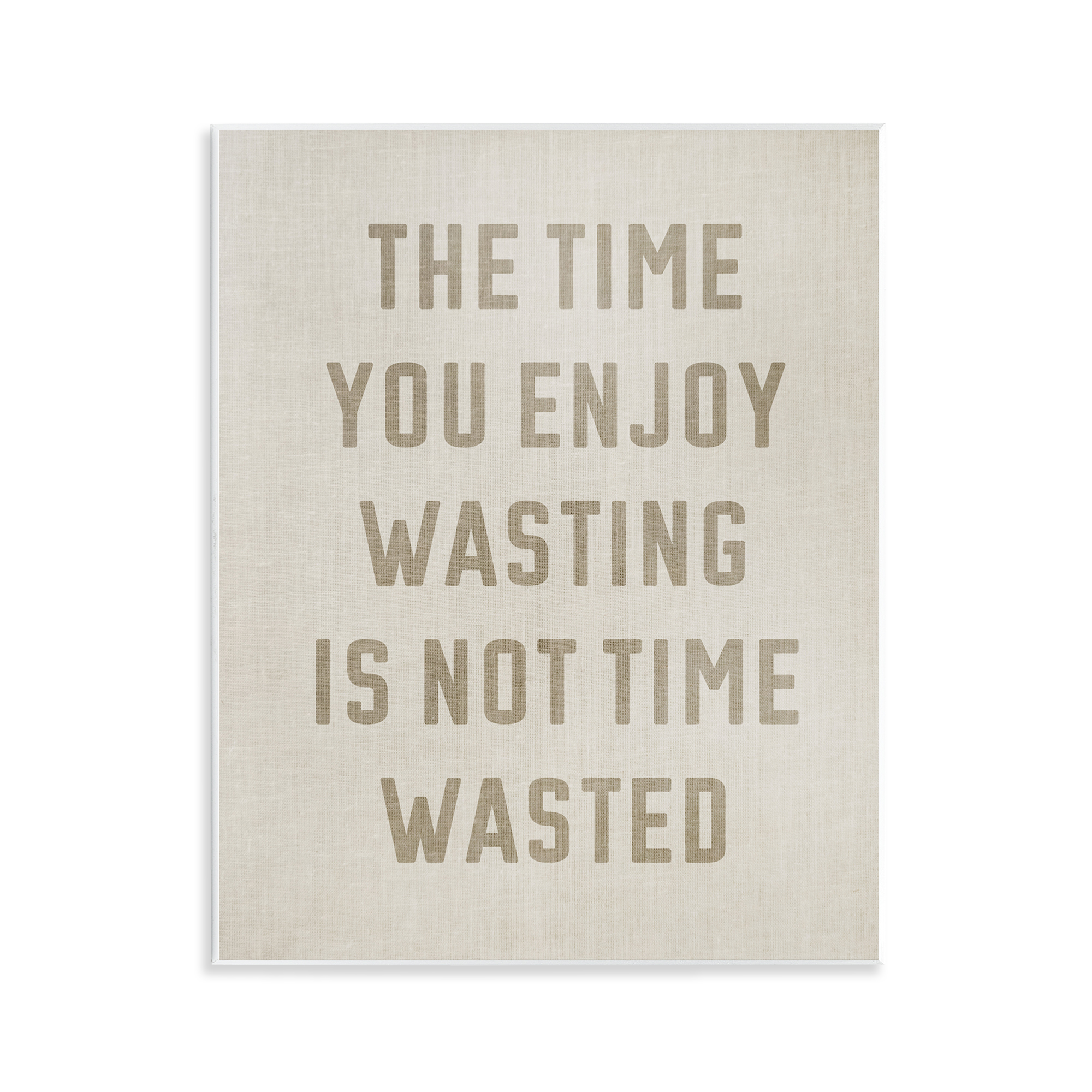 Stupell Industries Not Time Wasted Phrase Text & Numbers Painting Unframed Art Print Wall Art, 11 x 14