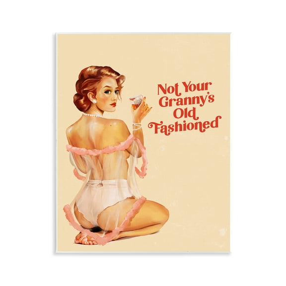 Stupell Industries Not Your Granny's Old Fashioned People Painting Unframed Art Print Wall Art, 11 x 14