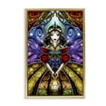 thumbnail image 1 of Stupell Industries Nouveau Princess Portrait People Painting Gold Floater Framed Canvas Art Print Wall Art, 21 x 31, 1 of 9