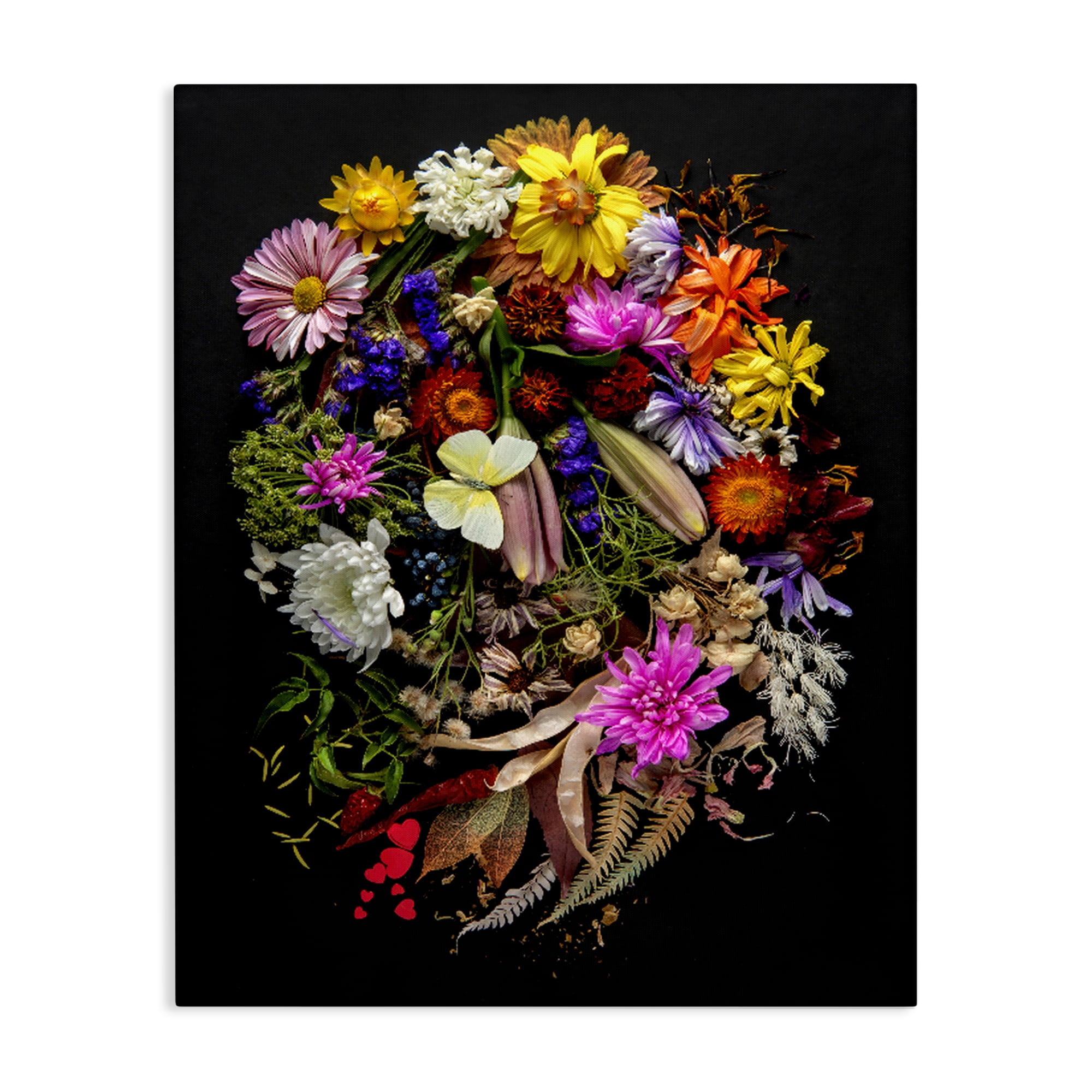 Stupell Industries November Flower Arrangement Canvas Wall Art, design by Carl Kravats