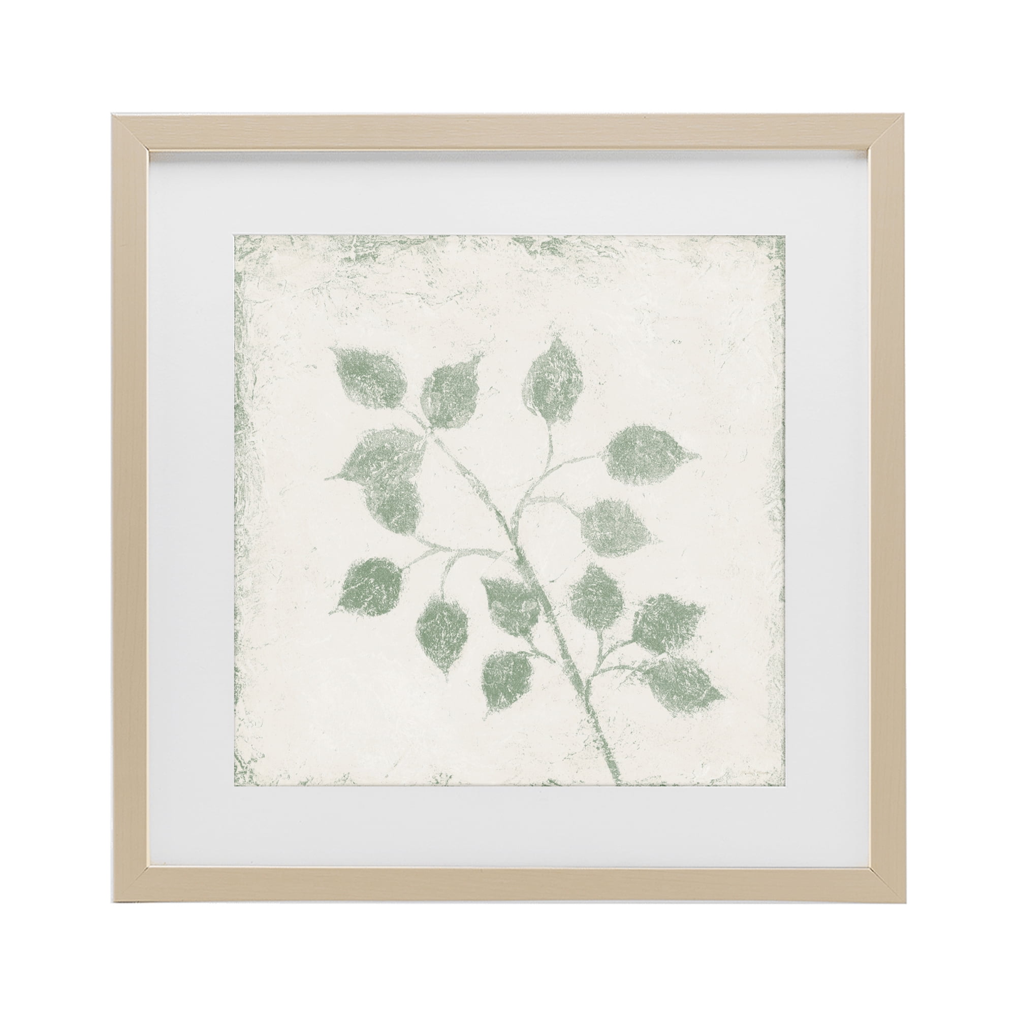 Stupell Industries November Leaves Plant Sprig Birch Framed Print Under Glass, design by Michael Marcon