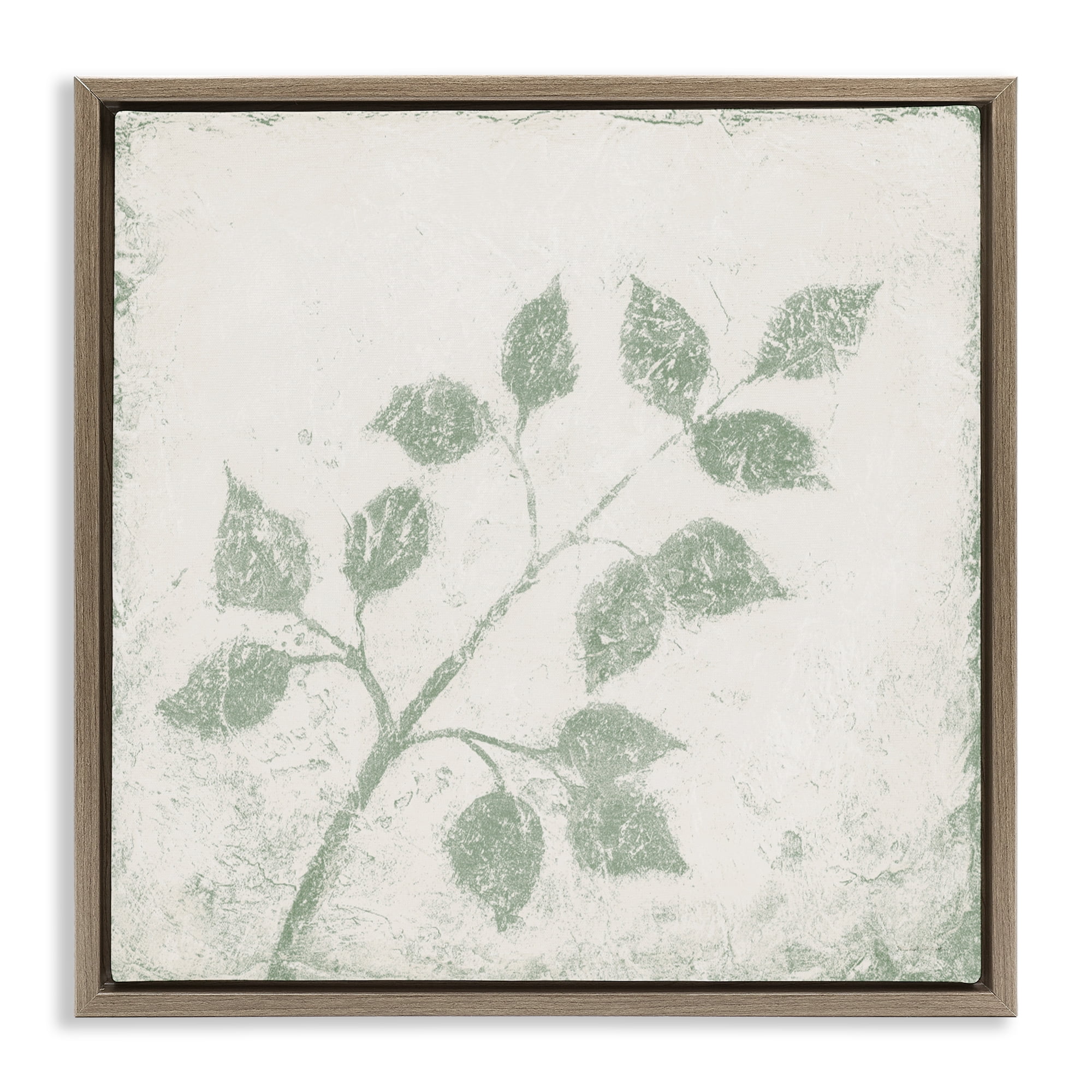 Stupell Industries November Leaves Tree Branches Brown Framed Floater Canvas Wall Art, design by Michael Marcon