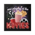 thumbnail image 1 of Stupell Industries Now Playing Movies Sign Food & Beverage Painting Gallery Wrapped Canvas Print Wall Art, 30 x 30, 1 of 7