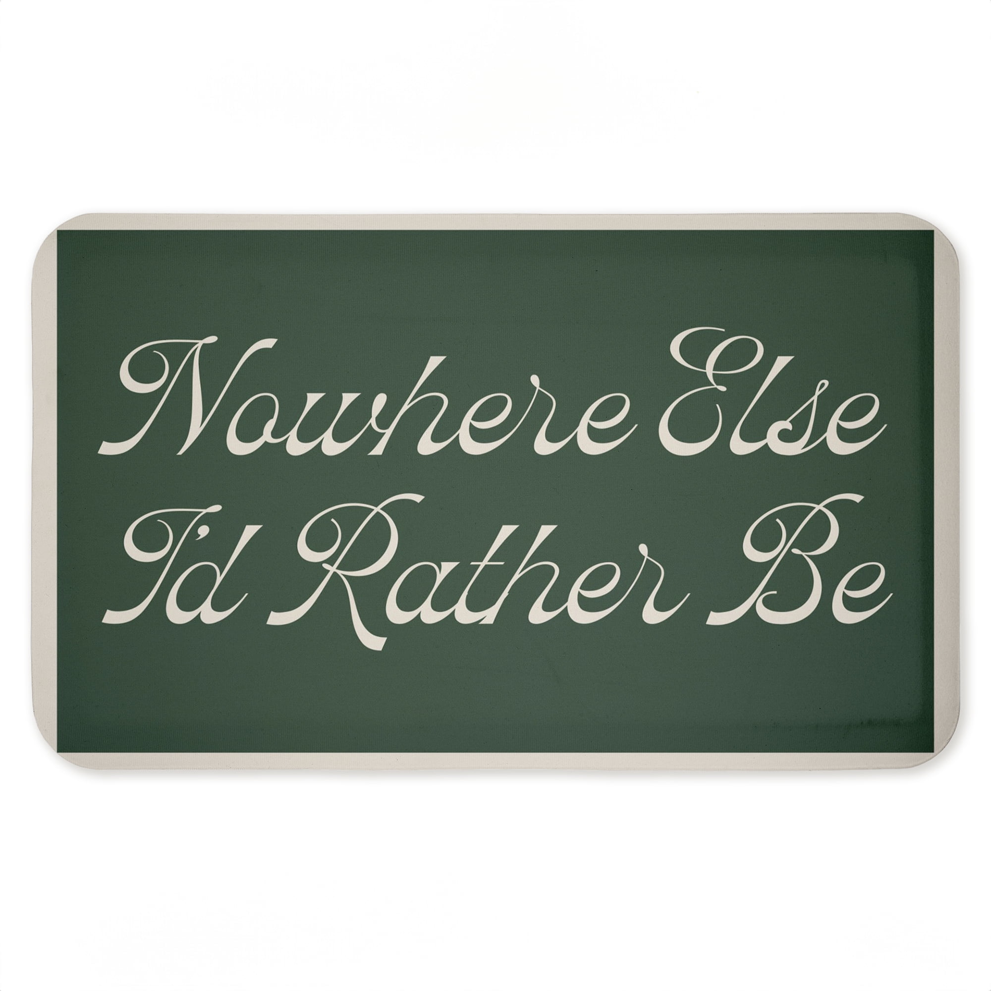 Stupell Industries Nowhere Else I'd Rather Be Printed Anti-Fatigue Floor Mat, design by Lil' Rue