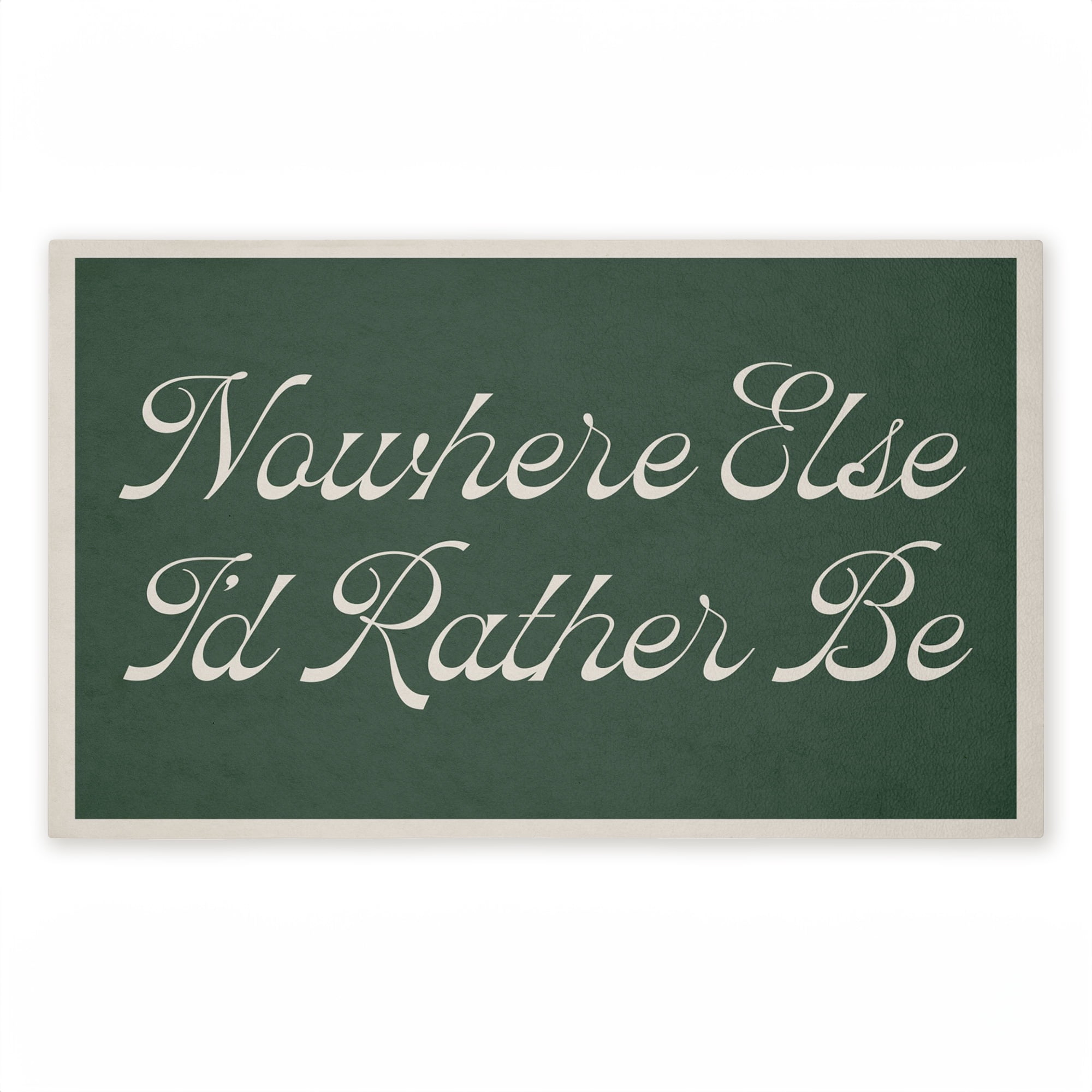 Stupell Industries Nowhere Else I'd Rather Be Printed Outdoor Door Floor Mat, design by Lil' Rue
