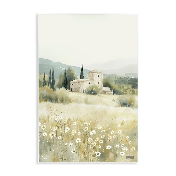 Stupell Industries Nu Horizon Countryside Landscape Painting Unframed Art Print Wall Art, 10 x 15