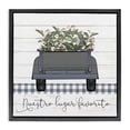 thumbnail image 1 of Stupell Industries French Country Black Floating Frame Canvas Art, 18 x 18, by Kim Allen, 1 of 8