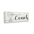 thumbnail image 1 of Stupell Industries Number One Coach Phrase Grey Trophy Detail Inspirational Painting Gallery Wrapped Canvas Art Print Wall Art, 20 x 48, 1 of 6