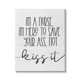 thumbnail image 1 of Stupell Industries Nurse Here to Save It Funny Sassy Phrase Graphic Art Gallery-Wrapped Canvas Print Wall Art, 30x40, by Daphne Polselli, 1 of 5